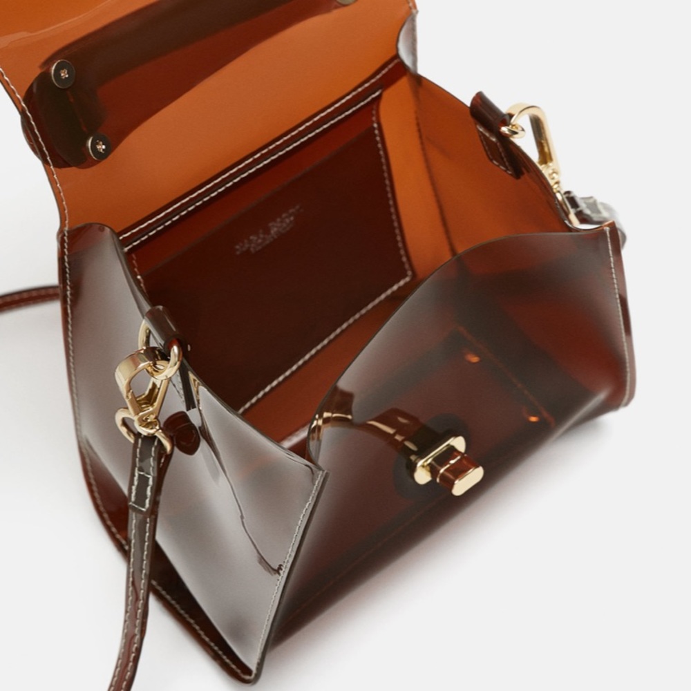 NWT • Zara • Vinyl Mini City Bag 💼 - Picture 5 of 6